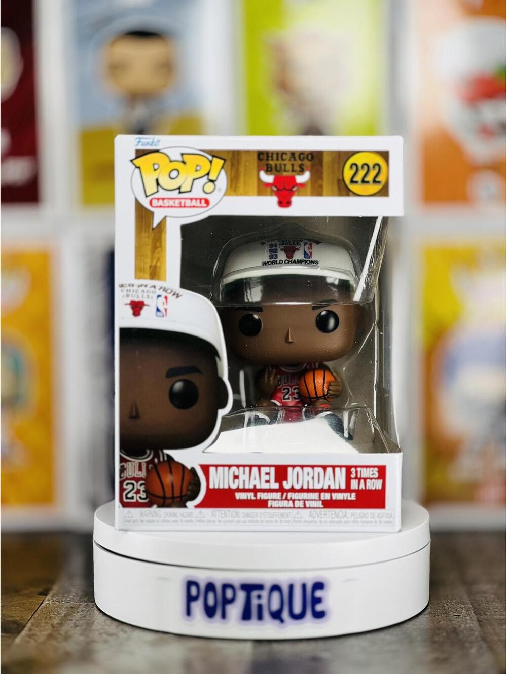 NBA Chicago Bulls Michael Jordan 3 Times in a Row Funko Pop! #222